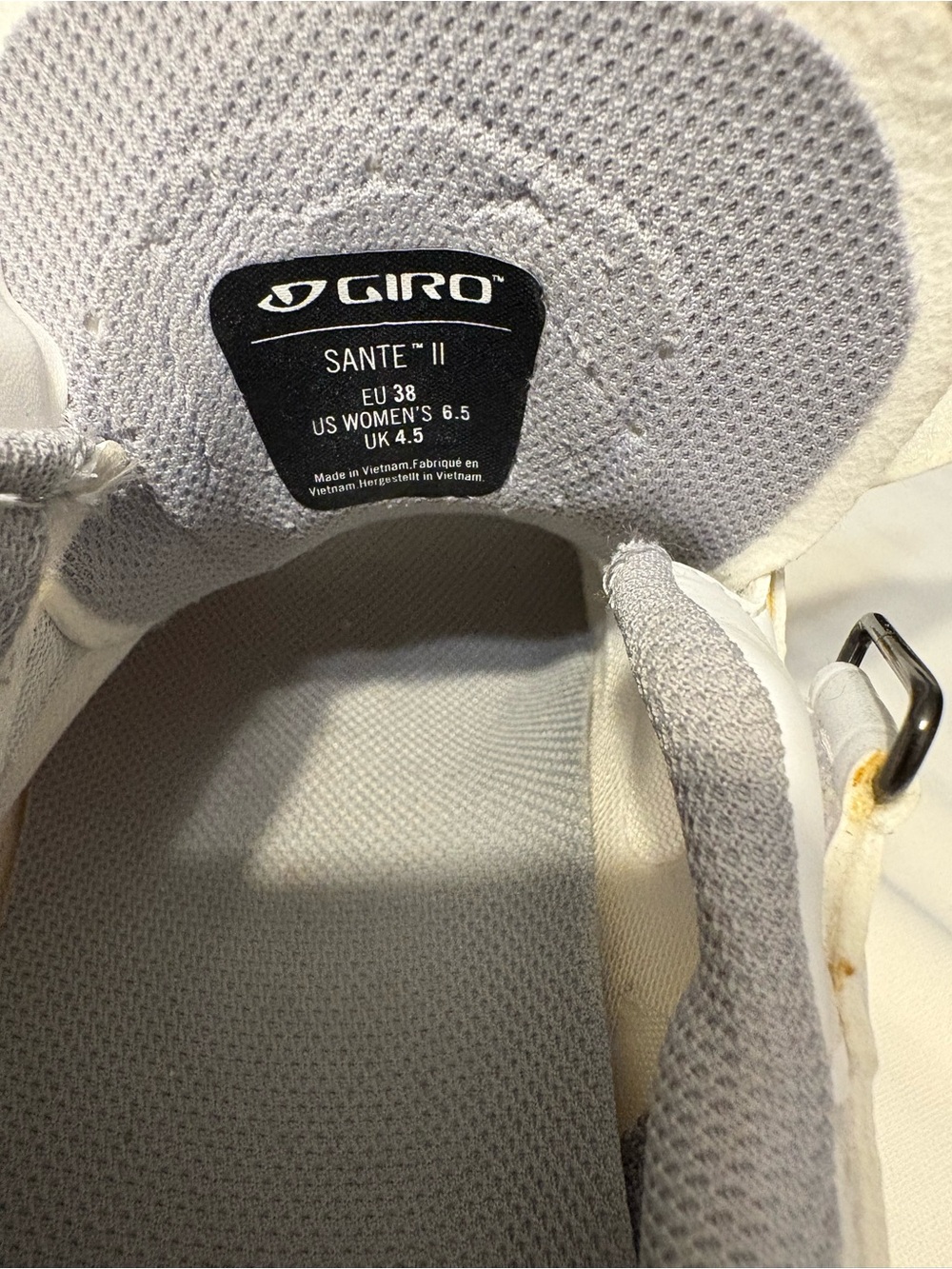 Giro White Women's Cycling Shoes - Picture 3 of 4